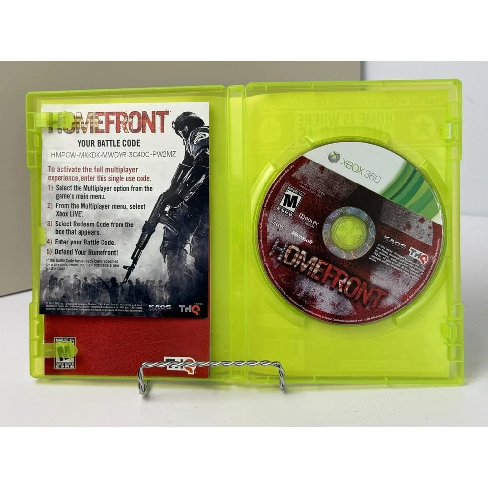 Homefront (Xbox 360, 2011) CIB COMPLETE &